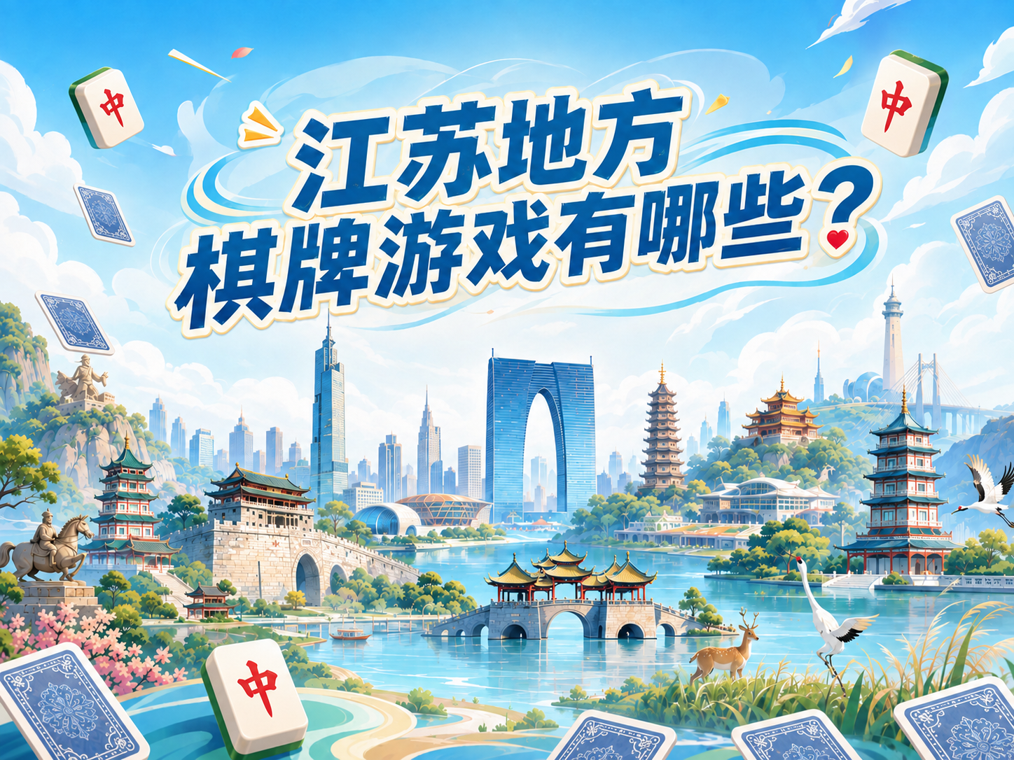 除了掼蛋，江苏还有哪些特色棋牌玩法